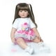 thumbnail image 1 of Muñeca Reborn, princesa y niña TERABITHIA, 60 cm, con vestido arcoíris, 1 of 5