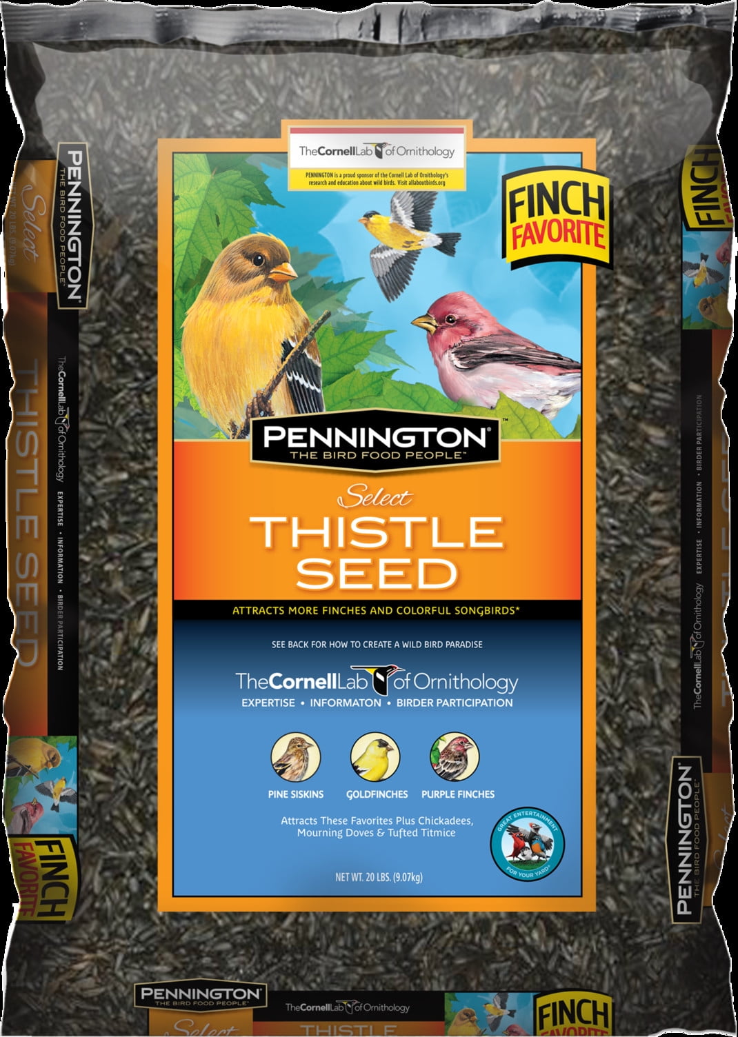 Pennington Thistle Seed Wild Bird Seed, 10 Lb - Walmart.com