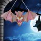 thumbnail image 4 of 4 Piezas Decoraciones de Halloween Colgantes de Vidrio Atrapasueños Murciélagos Acrílicos Coloridos Murciélagos de Halloween Decoración de Pared Murciélago Gótico Colgante, 4 of 6