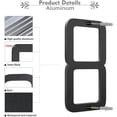 thumbnail image 3 of czcpp-4 Inch Floating Modern House Numbers for Outside, Aluminum Metal House Numbers Letters, Door Mailbox Numbers, Black Metal House Address Letters and Numbers for Garden Office Apartment (3), 3 of 4
