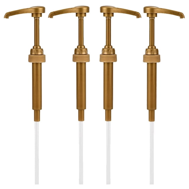 SUGARMOM 4Pcs Coffee Syrup Pump Drink Flavoring Syrups Pump Syrup Bottle Pump Lotion Pump
