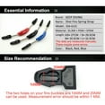 thumbnail image 4 of 1 Pair Diving Fins 4 Specifications Non-slip Corrosion Resistant Stainless Steel Spring Heel Strap For Water Activity, 4 of 9