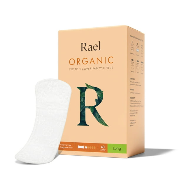 Rael Organic Cotton Long Panty Liners