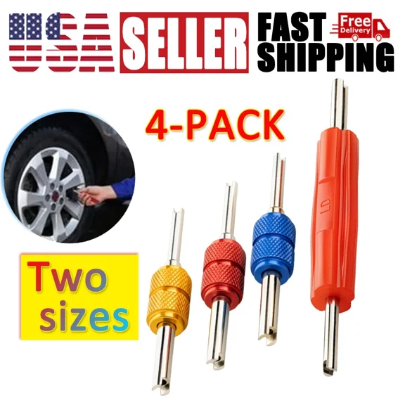 Tire Valve Stem Installation Tool Puller Car Plug Core Remover Hvac Ac Schrader