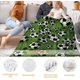 thumbnail image 4 of LHSHID Flannel Fleece Blanket American Football Field Green for Bedroom Couch Travelling Comfortable All Season Air Conditioning Blanket for Adult Chidern 30x40in, 4 of 6