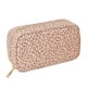 thumbnail image 1 of Bolsa de maquillaje pequeña de lona de cuero PU, bolsa de viaje para cosméticos, bolsa de artículos de tocador para mujeres y niñas, 1 of 5
