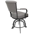 thumbnail image 2 of Miami Metal Bar Stool 30" Seat - A Base - Portwood Ash Fabric - Gray, 2 of 2