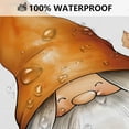 thumbnail image 4 of Fall Gnome Pumpkin Shower Curtain Autumn Pumpkin Maple Leaves Bathroom Curtain Autumn Harvest Fruit Sunflower Plant Thanksgiving Sunflower Home Bathtub Decor Waterproof Fabric 72x72 Inch, 4 of 6