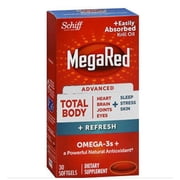 MegaRed Advanced Total Body Refresh Omega - 800mg 30 Ea