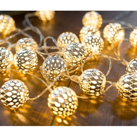 moroccan style string lights