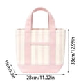 thumbnail image 5 of Pastel Mini Canvas Tote Bag,Limited Edition Canvas Tote Bag for Commuting,Traveling,Vacation,Shopping,1PC Tote Bags, 5 of 7