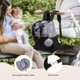 thumbnail image 5 of Bolsa de pañales, mochila LOVEVOOK, bolsa de pañales, negro y gris, 5 of 7