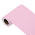 thumbnail image 1 of Uxcell 197"x3.9" Papel tapiz rosa suave, papel tapiz autoadhesivo de pelar y pegar, papel contact de color sólido de vinilo decorativo para cubrir paredes, 1 of 7