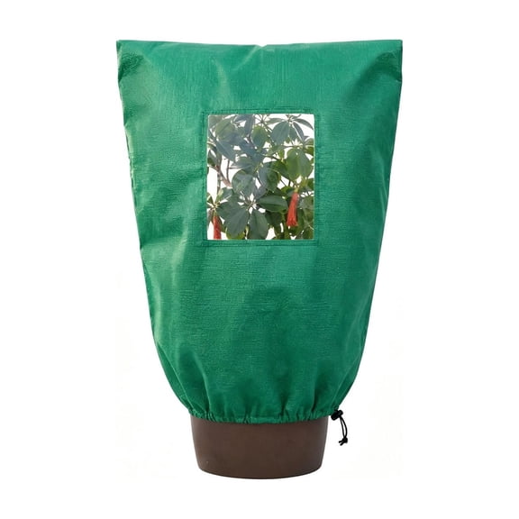 Plant Frost Protection Cover,Winter Freeze Jacket For Shrubs Potted Plants,Reusable Garden Blanket for Cold Weather Outdoor Use Piece
