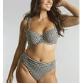 thumbnail image 5 of Panache Midi Gathered Swim Pant (SW1729),12-Medium,Black Gingham, 5 of 6