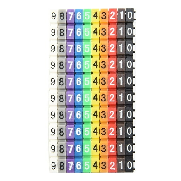 Wire Number Box Electrical Equipment Electrical Supplies Cable Markers 4Mm Smile Home