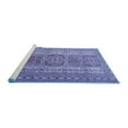 thumbnail image 2 of Ahgly Company Machine Washable Indoor Round Persian Blue Traditional Area Rugs, 8' Round, 2 of 4
