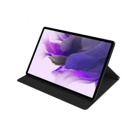 Samsung - Galaxy Tab S8+, Tab S7 FE, Tab S7+ Book Cover - Mystic Black