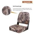 thumbnail image 4 of Seamander Marine Grade Camo Fishing Seat, 2 Count, Heavy-Duty Fabric, Easy Installation, Durable, 4 of 6
