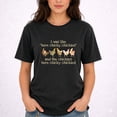 thumbnail image 2 of I was Like Here Chicky Chickies and The Chickies Here Chicky T-Shirt – Animal Humor – Casual Everyday Wear, 2 of 6