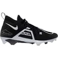 thumbnail image 2 of Nike Men's Alpha Menace Pro 3 Mid Football Cleats (Black/White, 11, D), 2 of 2
