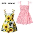 thumbnail image 2 of Baby Girl Clothes summerrrr Floral Slip Dresses, Little Kids summerrrr Dresses, Beach summerrrr Tunic Dress, 2 of 6