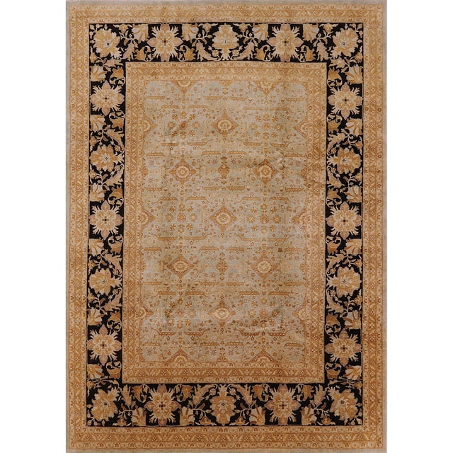 Ahgly Company Indoor Rectangle Mid-Century Modern Mahogany Brown Oriental Area Rugs, 8' x 10'