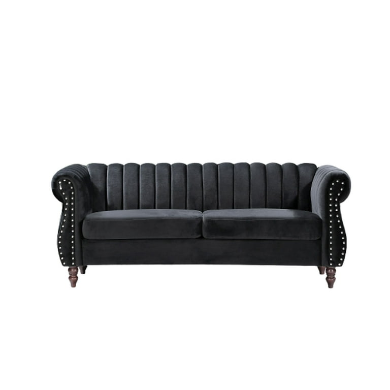 Capri velvet chesterfield discount