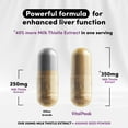 thumbnail image 4 of Milk Thistle Extract Capsules; Silymarin Herbal Supplement for Liver Support & Cleansing, Vital Peak, 4 of 7