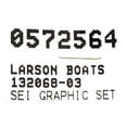 thumbnail image 4 of Larson Boat Graphic Decals 0572564 | SEI Blue Silver (Set of 4), 4 of 4