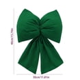 thumbnail image 3 of Velvet Ribbon Bows,Large Plush Christmas Bow,Big Puffy Bow Christmas Hanging Ornament,Soft Stuffed Plush Velvet Xmas Statement Bow Decoration,Vintage Bow Knot for Wreath,Garland,Fireplace,Party, 3 of 4