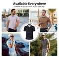 thumbnail image 6 of Daiia Mathematica Science Pattern Men’s Polo Shirts,Solid Deck Shirt,Classic Fit, Breathable Cotton Polo for Casual and Sport Wear-4X-Large, 6 of 7