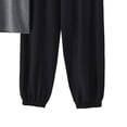 thumbnail image 4 of Cavosen Men's Short Pajama Sets 2 Piece Casual Crewneck Short Sleeve Sleepwear with Jogger Pants Solid Breathable Loungewear Summer Soft Matching Set, 4 of 5
