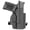 Black, variant on Rounded OWB KYDEX Paddle Holster, Springfield Hellcat, Right Hand, Black, SFA-HE