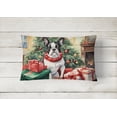 thumbnail image 2 of Carolines Treasures DAC1280PW1216 16 x 12 in. Unisex Boston Terrier Christmas Fabric Decorative Pillow, 2 of 4