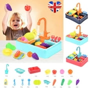 Simulated Play Sink Toys with Running Water Pretend Play Pretend Role Play