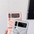 thumbnail image 4 of Puffer Case Compatible With Samsung Galaxy Z Flip 4, Soft Touch Puffer Jacket Pu Leather Shockproof Cover, 4 of 5
