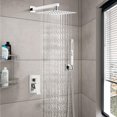 thumbnail image 3 of Juego de grifos de ducha GBBNE Rainfall con pulverizador portátil cromado, 3 of 9