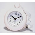 thumbnail image 1 of Our White Bathroom Shower Rope Clock with a Clear Easy to Read Clock face is Water-Resistant and Engineered with a Superior Quartz Movement and Turning Second Hand for Accurate timekeeping, 1 of 4