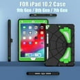 thumbnail image 2 of Case for iPad 10.2-inch 9th Generation 2021 / iPad 8th Generation 2020 / iPad 7th Gen 2019 Multiple Protection Shockproof Contrast Color Cover With Stand and Pen Holder, 2 of 10