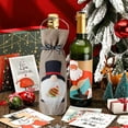 thumbnail image 3 of Christmas Gift Bags Thanksgiving Gift Bags Bottles Christmas Tree Tabletop Decorations Bags For Bottles Gifts Christmas Decorations Traveling Bag, 3 of 6