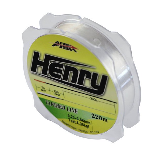 Alician Sport Fishing Line Nylon Tapered Line 220m Henry Series Popular Strong Strength Line
