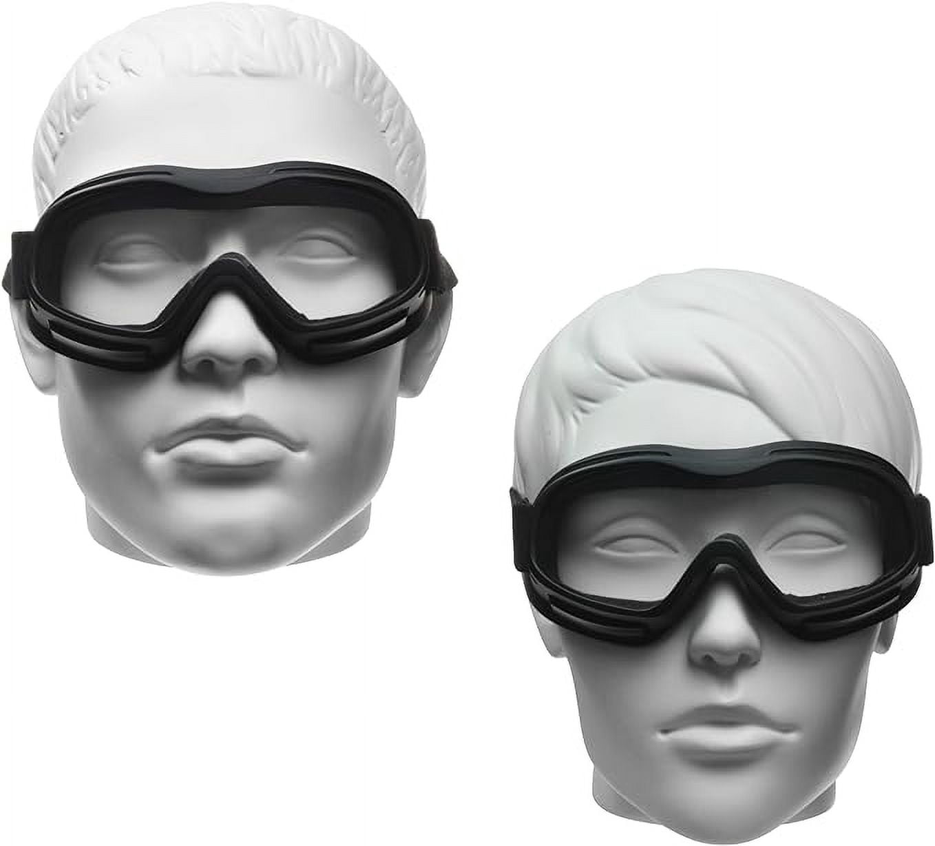 Motorcycle Goggles Over Glasses with Safety Polycarbonate Lenses. Free Extra Large Microfiber Cleaning Case Included