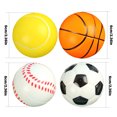 thumbnail image 3 of 12pcs Soft Tennis Globes Kids High Bounces Globes for Indoor/Outdoor Game Multiple Pack Soft Sponge Foam Tennis Globes, 3 of 9