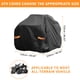 thumbnail image 5 of Cubierta ATV Unique Bargains para Can-am Outlander XT 700/X MR 700 Impermeable 4 Ruedas Cuatrimoto Cubierta Al Aire Libre Protección de Sol y Lluvia Almacenamiento 210D-PU 230x124x123cm Negra, 5 of 5