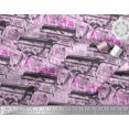 thumbnail image 2 of Soimoi Georgette Viscose Fabric texture & monument Architectural Print Sewing Fabric Yard 42 Inch Wide, 2 of 3