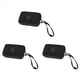 thumbnail image 1 of 3X las Mujeres Pequenas de la Carpeta de la Arruga el Bolso del Telefono de la Tela Cremalleras Portatiles Bolsa de Cosmeticos Negro, 1 of 1