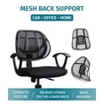 thumbnail image 2 of Cojín de apoyo lumbar LRH con flujo de aire para asiento de silla de oficina y coche, 2 of 4
