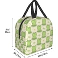 thumbnail image 5 of Sunyuer Girls Cute Frog Pattern Insulated Waterproof Oxford Cloth Reusable Lunch Bag, 5 of 7