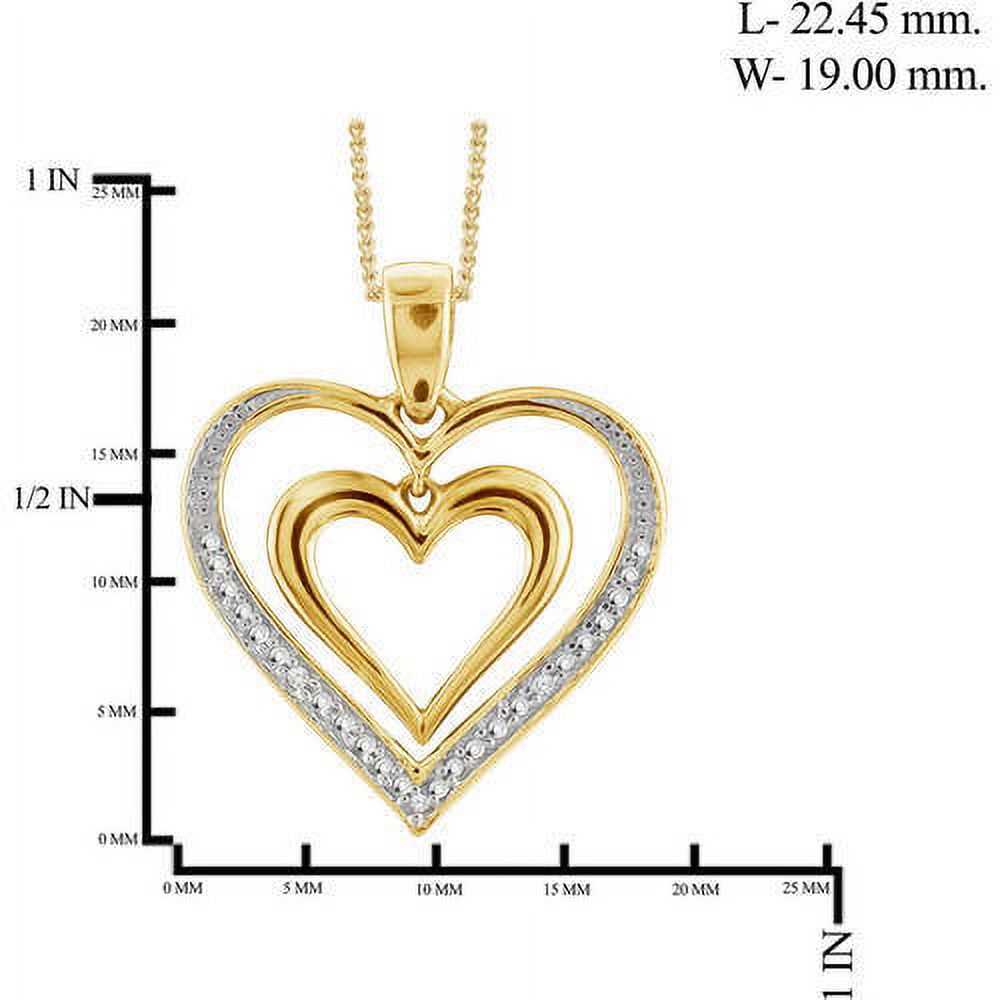 JewelersClub Diamond Dolphin Necklace Halloween Jewelry – Accent White Diamond Halloween Necklace – 14K Gold Plated Rope Chain with Dolphin Pendant – Witchy Jewelry for Women by JewelersClub